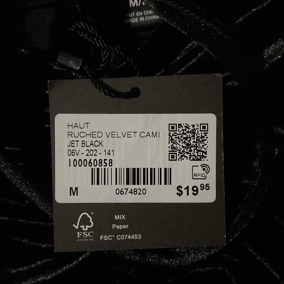 Velvet Garage Scrunch Tube Top - Picture 3 of 4